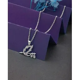 silberry Women Sterling Silver Pendant with Chain-picture-24