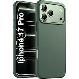 Silicone Case for iPhone 17 Pro 6.3-Inch, Silky-Soft Touch Full-Body Protective Phone Case, Shockproof Back Cover for iPhone 17 Pro (Light Green)-picture-30