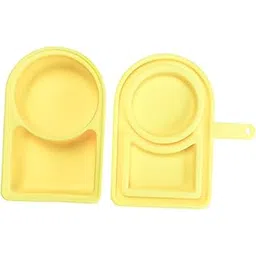 Silicone Snack Container Portable Double Compartment for Kitchen Fruits Work Yellow1 Silicone Snack Container Food Storage Containers Kitchen Storage & Organization-picture-29