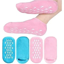 Silicone Socks for Women, Crack Heel Repair Socks, Spa Gel Socks for Women, Silicon Socks, Silicone Socks for Men, Foot Hydration Socks Vitamin E-Multicolour 1 Pair-picture-11