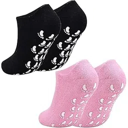 Silicone Socks For Women Moisturizing Silicone Spa Gel Socks For Women And Men Gel Socks For Dry Cracked Feet Crack Heel Repair Socks Natural Oil And Vitamin E (Multicolor) (1 Pair)-picture-16
