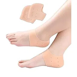 Silicone Socks Heel Protection,Moisturising Gel Socks Foot Anti-Cracking Protector For Dry Feet Ankles Cracked Repair Foot Care Socks For Women Men (1 Pair),Sandal-picture-43