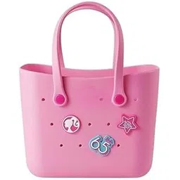 Silicone Tote Bag for Girls | Blue Colour Fashion Handbag | Soft Lightweight & Waterproof Silicone Tote | Cute Carry Bag for School Travel Outings Shopping Gifting & Everyday Use for Kids & Teens-picture-44