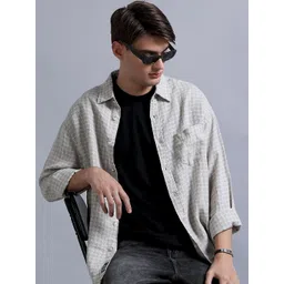 SILISOUL Relaxed Long Sleeves Spread Collar Linen Opaque Striped Casual Shirt-picture-19