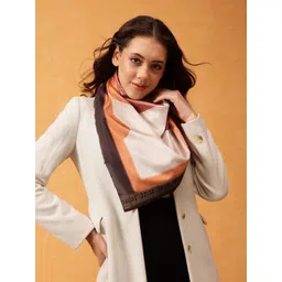 Silk Land Women Digital Printed Silk Scarf With Zari Border-picture-39