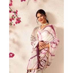 Silk Land Zari Ready to Wear Chanderi Saree-picture-15