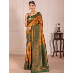 SILKWEAR Ethnic Motifs Zari Kanjeevaram Saree-picture-23