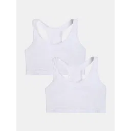 Sillysally Girls Pack Of 2 Non Padded High Support All Day Comfort Full Coverage Bra-picture-12