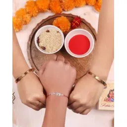 silver chest Men Sterling Silver Bhai Rakhi-picture-38