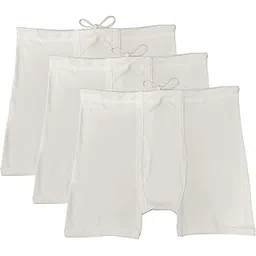 silver stork Men's White Interlock Cotton Underwear/Trunk with Strings (Nada Underwear)-picture-10