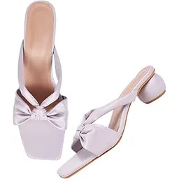 silverarrow Casual and Classy Black Kitten Heel Fashion Chunky Heel Sandals Light Weight Comfortable & Trendy Block Heels for Girls & Women-picture-29