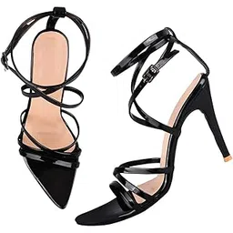 silverarrow Fashionable Stylish Ethnic Heel Sandal Stiletto Sandal Heel Sandal For Womens And Girls-picture-56