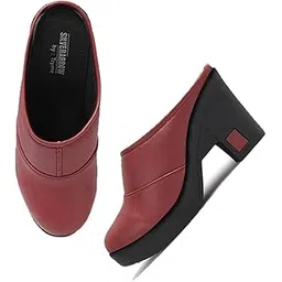 silverarrow Womens Dorra Mules | Casual Shoes | Block Heel Mules Sandals Open Back | Suitable for Casual Outfit-picture-39