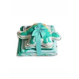 Silverlinen Green & Blue Cotton 4 Piece Single Superfine Bedding Set-picture-31