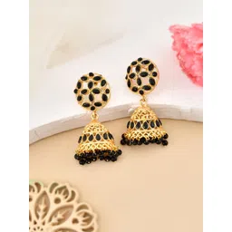 Silvermerc Designs Circular Jhumkas Earrings-picture-37