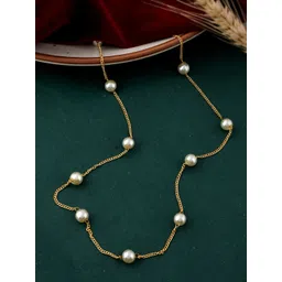 Silvermerc Designs Gold-Plated Pearl Beaded Necklace-picture-19