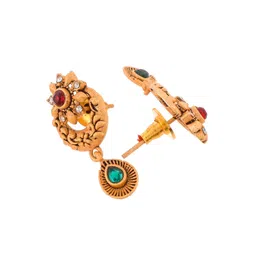 Silvermerc Designs Gold-Plated Stone-Studded & Beaded Mangalsutra image 5