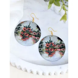 Silvermerc Designs Leaf Shaped Drop Earrings-picture-35