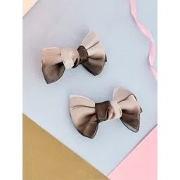 Silvermerc Designs Women Grey Set of 2 Lace Alligator Hair Clip-picture-32