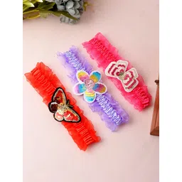 Silvermerc Designs Women Multi Color Set Of 3 Hairbands-picture-16