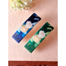 Silvermerc Designs Women Multicoloured Set of 2 French Barrette-picture-30