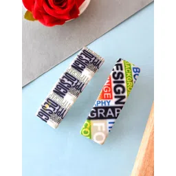 Silvermerc Designs Women Set of 2 Blue & Green French Barrette-picture-18