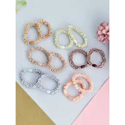 Silvermerc Designs Women Spiral Ponytail Holders-picture-40