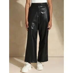 Silvertraq Women Mid-Rise Straight-Fit Regular Trouser image 1