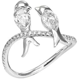 silvish 925 Silver Whispers in Silver Ring for Women | Minimal Adjustable Hypoallergenic Stackable Sterling Silver Gift-picture-54