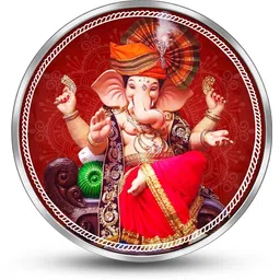 silviya BIS Hallmarked Ganpati Bhappa Morya (GPM-20G41) S 999 20 g Silver Coin-picture-18