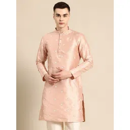 Simaaya Men Ethnic Motifs Embroidered Sequinned Kurta-picture-29