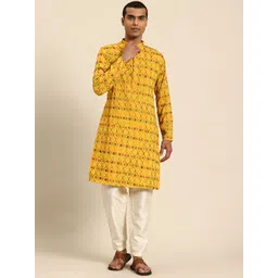 Simaaya Men Ethnic Motifs Embroidered Thread Work Kurta-picture-23