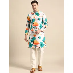 simaaya Sayisha Men Printed Regular Kurta with Trousers-picture-12