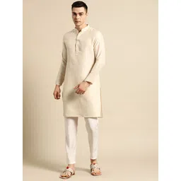 simaaya Sayisha Men Woven Design Pure Cotton Kurta with Pyjamas-picture-40