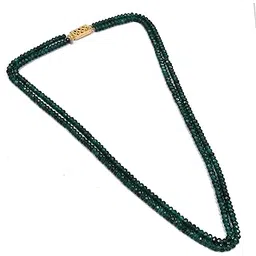 simaya fashionista Women's Mother of Pearl Base Metal and Onyx Necklace - (Green)-picture-24
