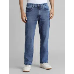 Simon Carter London Blue Cotton Regular Fit Jeans-picture-10