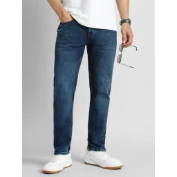 Simon Carter London Blue Cotton Slim Fit Jeans-picture-48