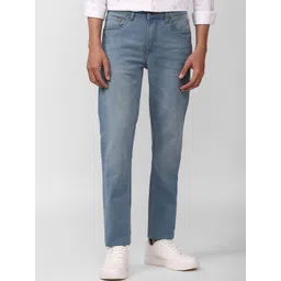 SIMON CARTER LONDON Men Blue Slim Fit Light Fade Jeans-picture-13