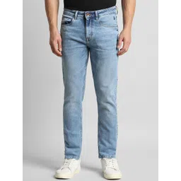 SIMON CARTER LONDON Men Cotton Slim Fit Heavy Fade Jeans-picture-25