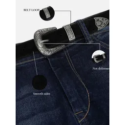 SIMON CARTER LONDON Men Embellished Leather Belt image 4