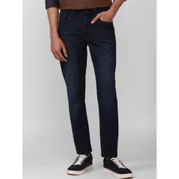 SIMON CARTER LONDON Men Navy Blue Slim Fit Light Fade Jeans-picture-15