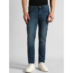 SIMON CARTER LONDON Men Slim Fit Mid-Rise Heavy Fade Stretchable Jeans-picture-26