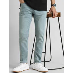 SIMON CARTER LONDON Men Slim Fit Mid-Rise Light Fade Jeans-picture-28