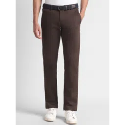 SIMON CARTER LONDON Men Slim Fit Mid Rise Trousers-picture-29