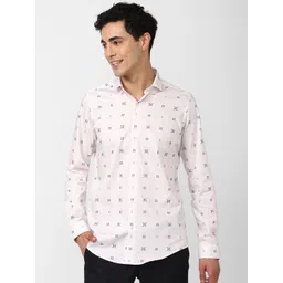 SIMON CARTER LONDON Men Slim Fit Printed Casual Cotton Shirt-picture-19