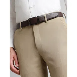 SIMON CARTER LONDON Men Textured Leather Formal Belt-picture-23