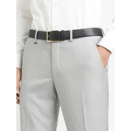 SIMON CARTER LONDON Men Textured Leather Formal Belt-picture-27