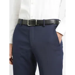 SIMON CARTER LONDON Men Textured Leather Reversible Formal Belt-picture-15