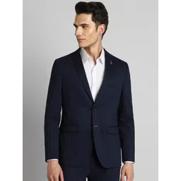 SIMON CARTER LONDON Notched Lapel Single-Breasted Slim-Fit Blazers-picture-10