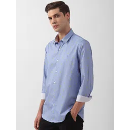 SIMON CARTER LONDON Slim Fit Conversational Printed Pure Cotton Casual Shirt image 2